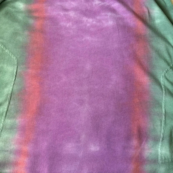 Raquel Allegra Fantasy Tiger Tie Dye Classic Jersey Sleeveless Drama Maxi Dress - Picture 7 of 10